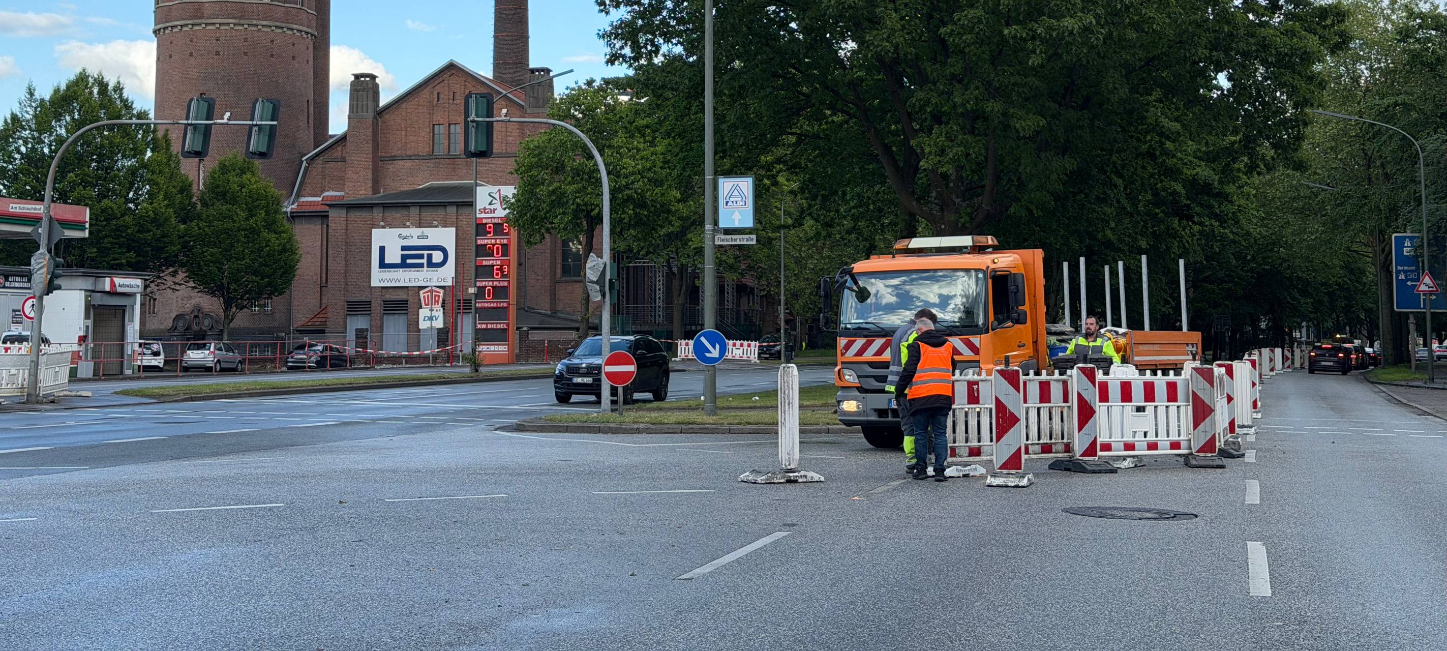 Gelsenkirchen: Verkehr auf Grothusstraße fließt wieder