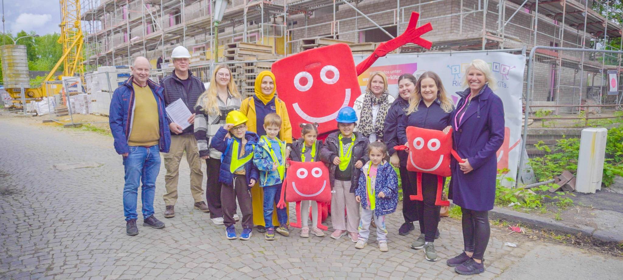 Neue Kita in Gelsenkirchen feiert Richtfest