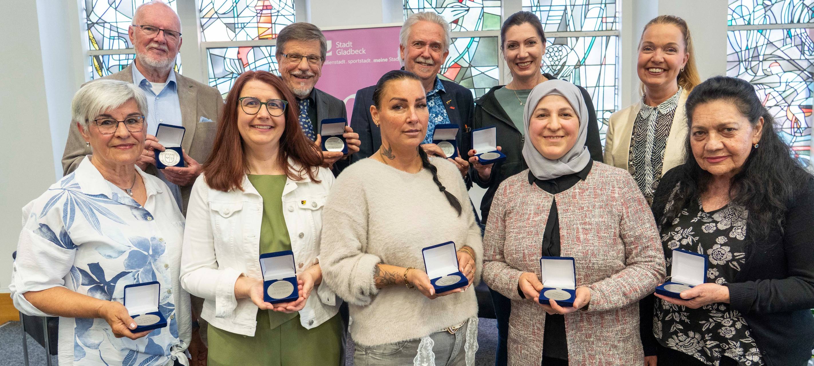 Ehrenplaketten in Gladbeck verliehen