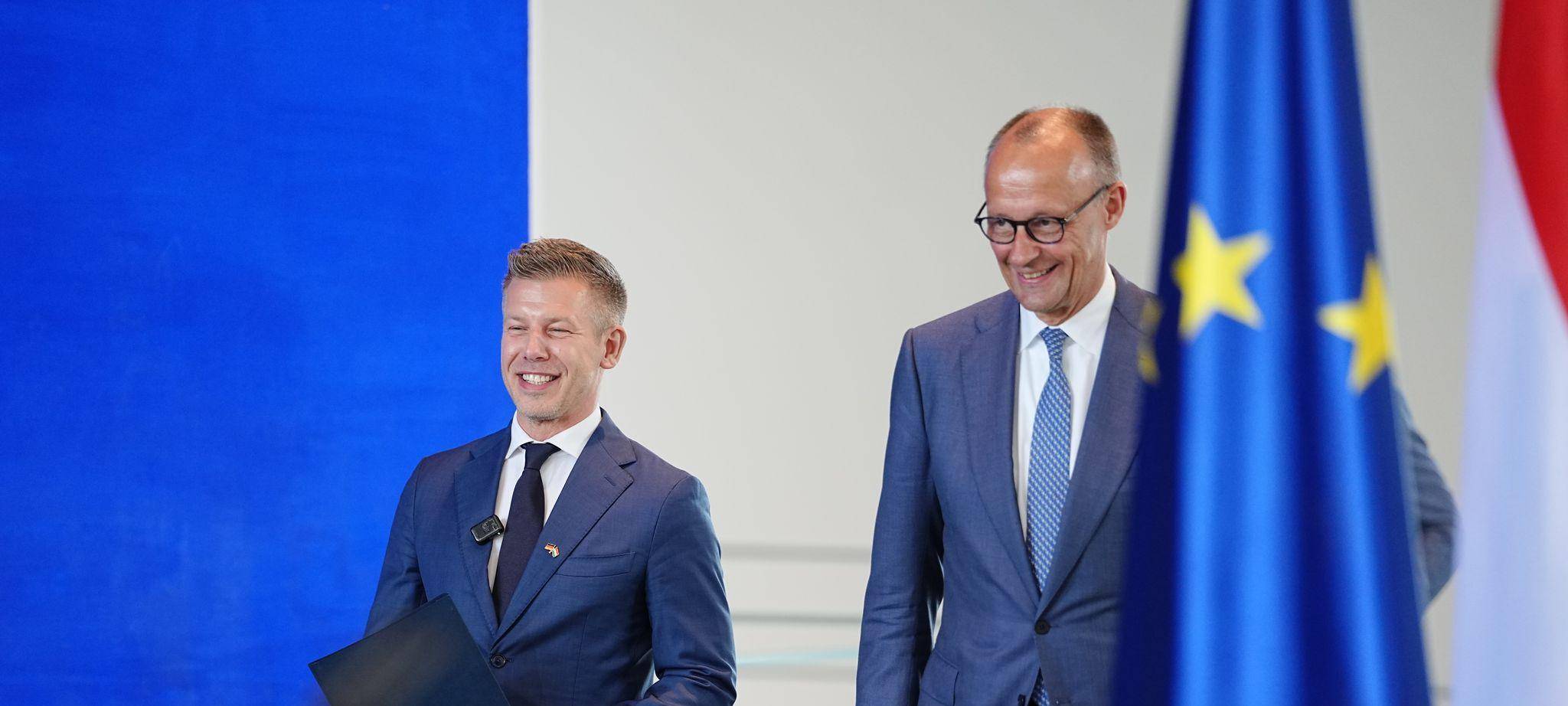 Ungarns Ministerpräsident Magyar in Berlin