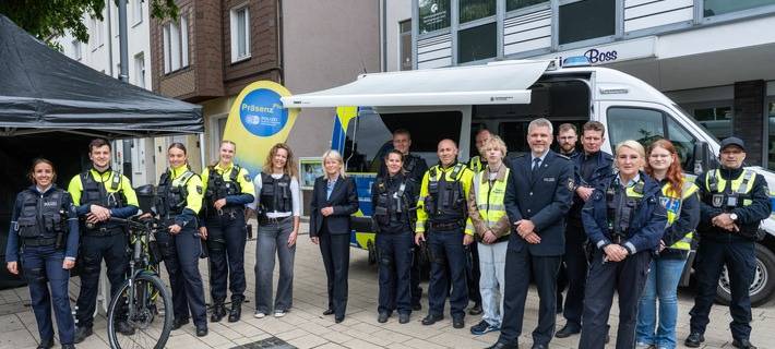 Vorstellung des Präsenzkonzepts "PräsenzPlus" in Recklinghausen-Süd
