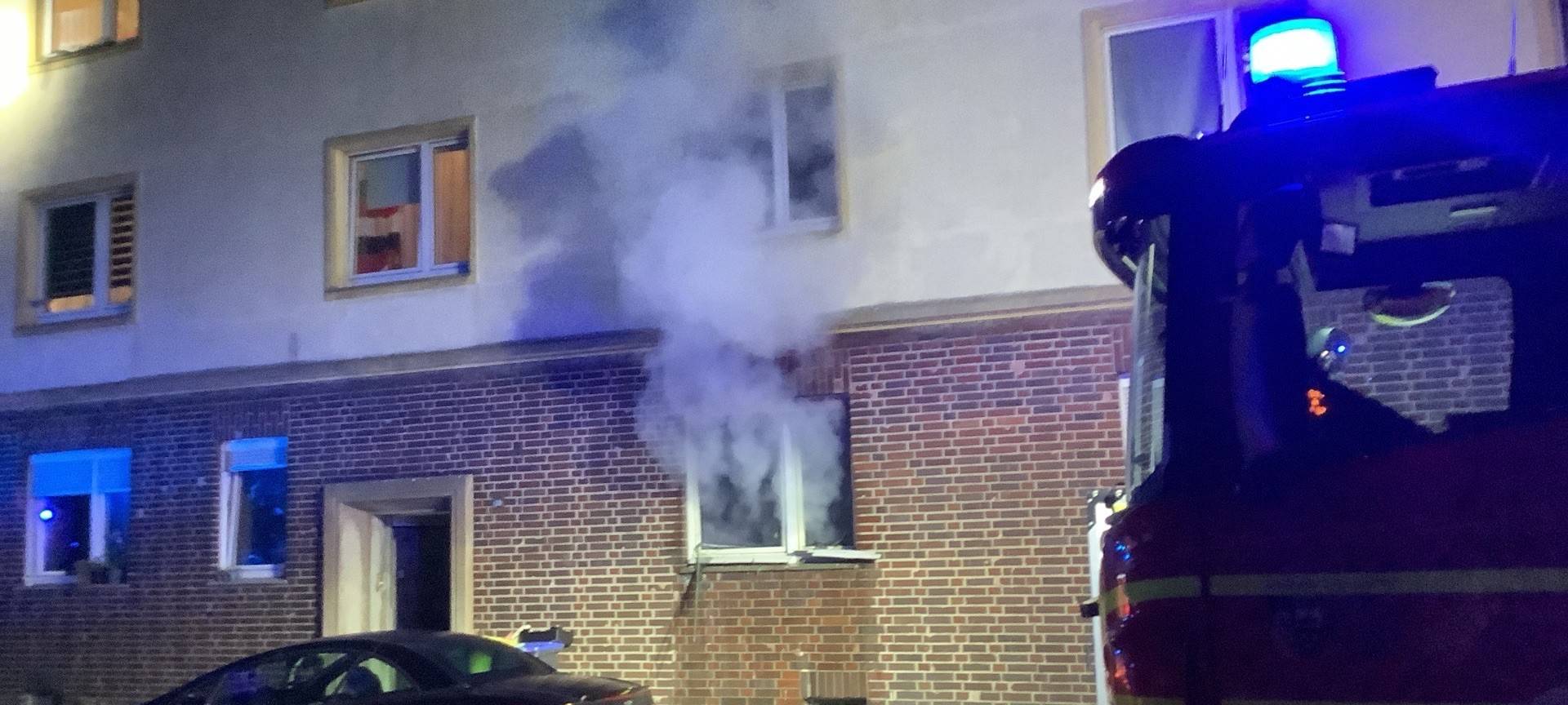 Brand in Gelsenkirchener Mehrfamilienhaus