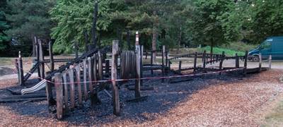 Spielplatz-Brand Bottrop-Welheim