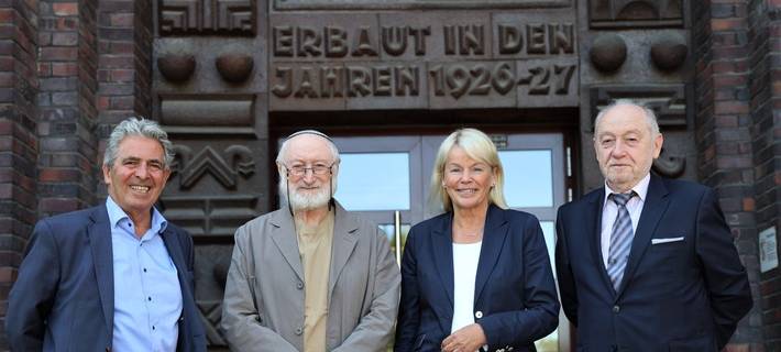 Rabbiner Michael Kogan zu Besuch bei Friederike Zurhausen