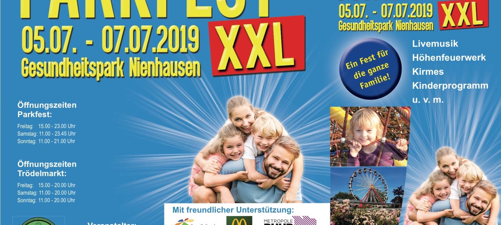 Gelsenkirchen: Aufbau für Parkfest startet
