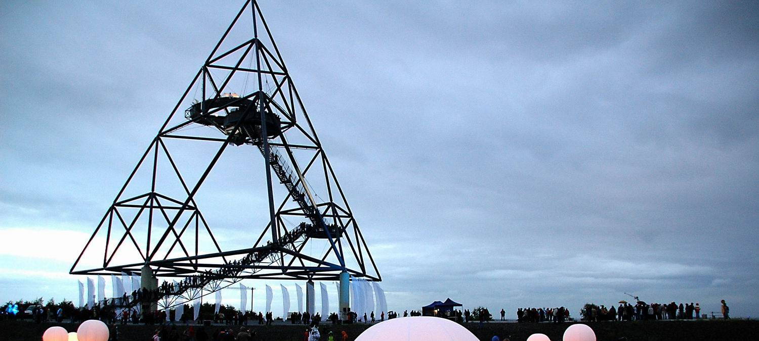 Der Tetraeder in Bottrop bei der Extraschicht