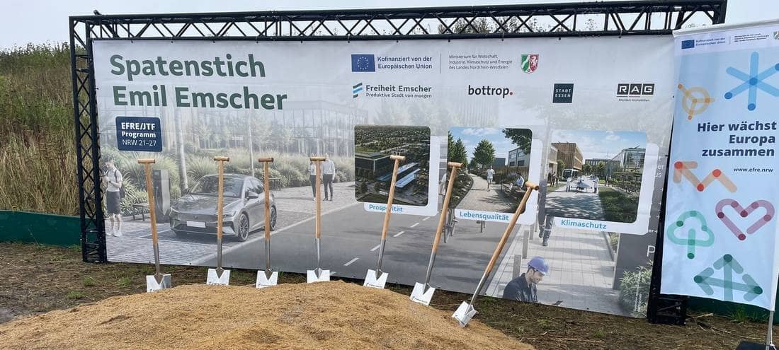Bottrop/Essen: Startschuss für Gewerbegebiet Emil Emscher