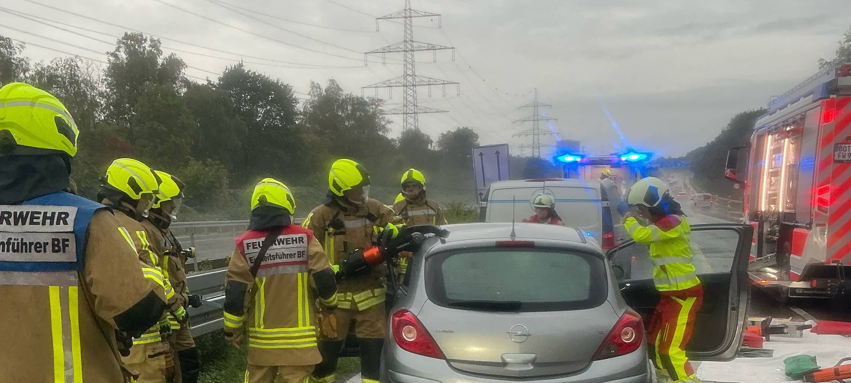 Unfall A42