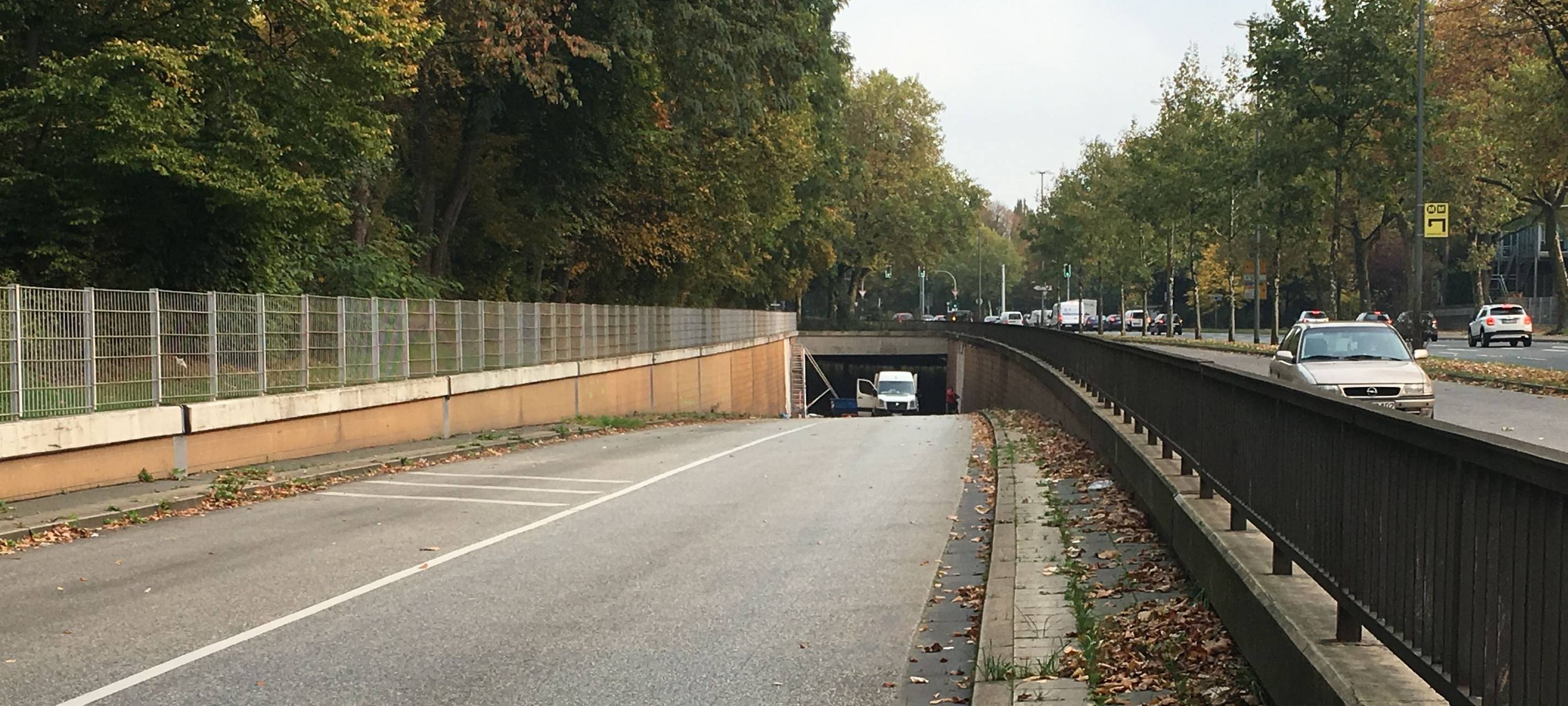 Bild mit Ausfahrt Vincketunnel in Gelsenkirchen-Buer