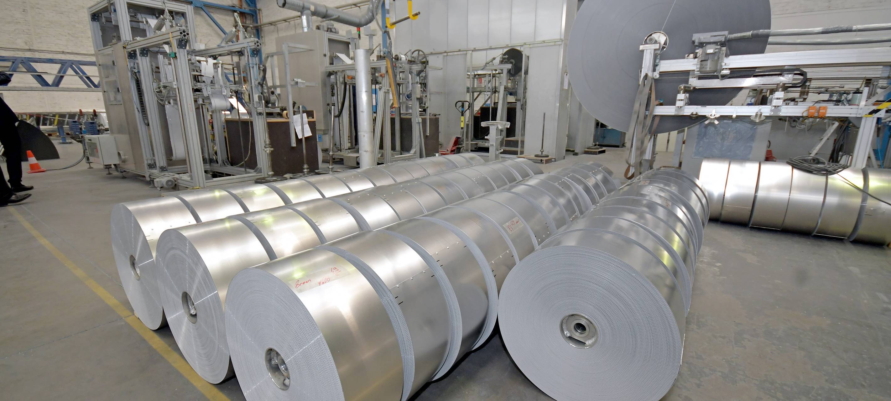 Bild aus der Produktion der Wärmetauscherfabrik Klingenburg Gladbeck