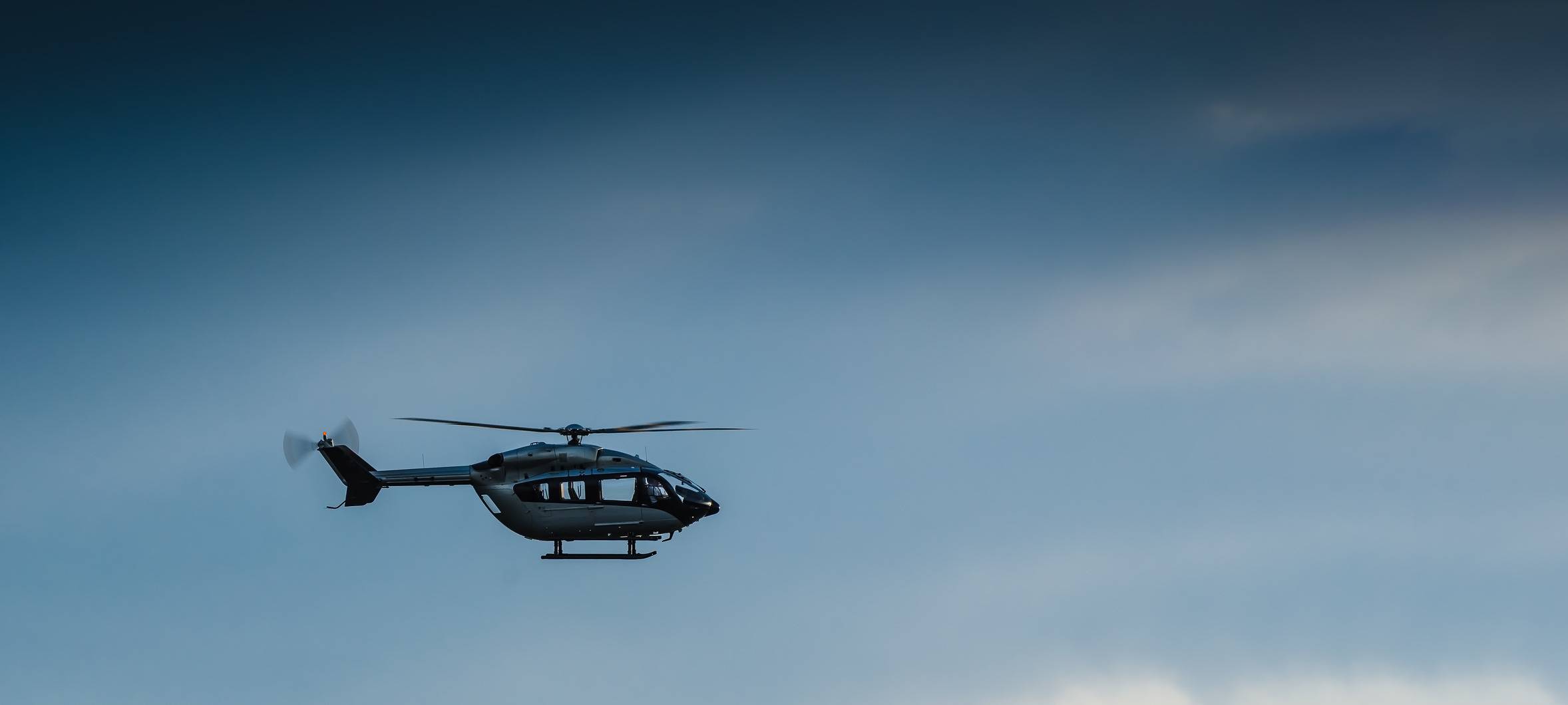 Symbolbild eines Polizeihubschraubers