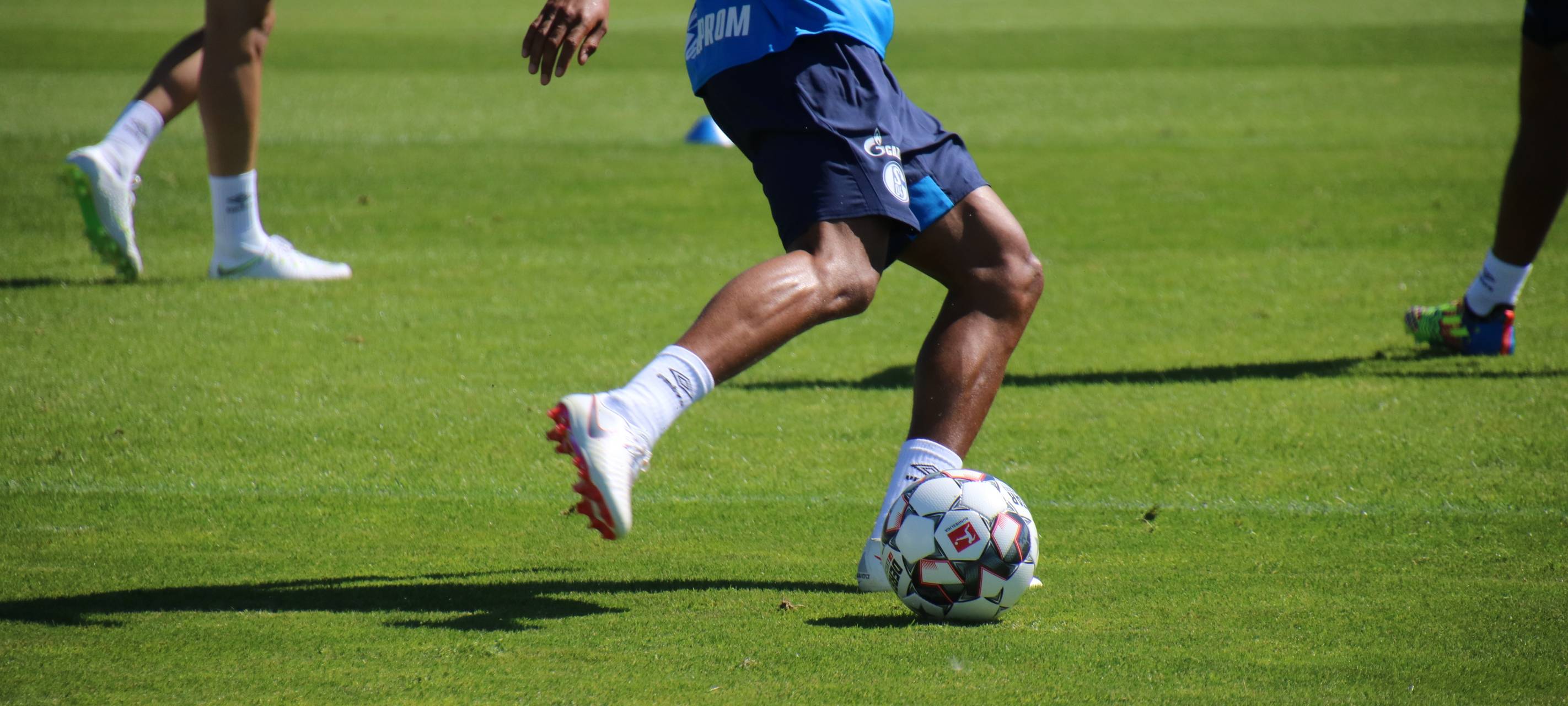 Schalke-Spieler im Einsatz