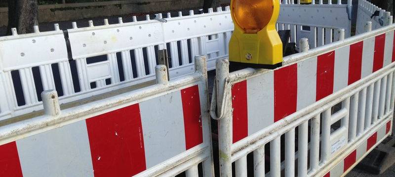 Bauarbeiten an der Osterfelder Straße in Bottrop