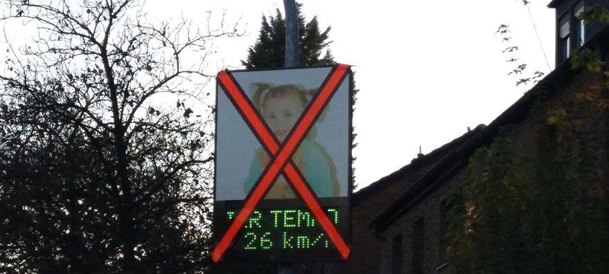 Weitere Geschwindigkeitsdisplays in Bottrop