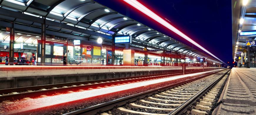 Züge bei uns stehen heute erstmal still