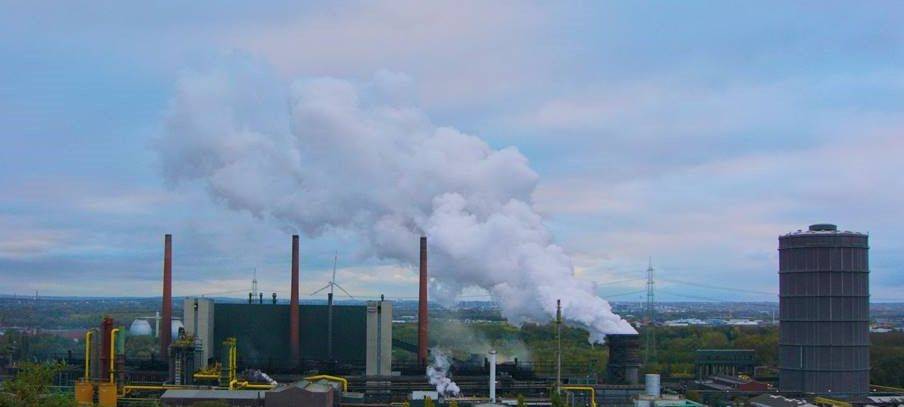 Luftbild der Kokerei Prosper in Bottrop