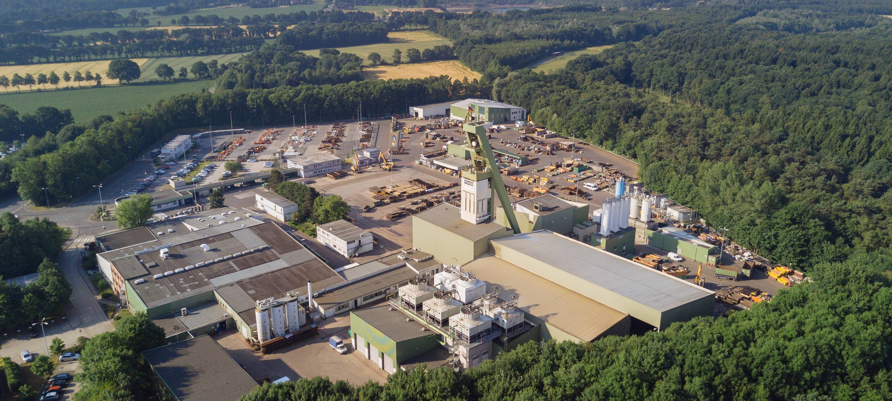 Luftbild der Zeche Prosper Haniel in Bottrop