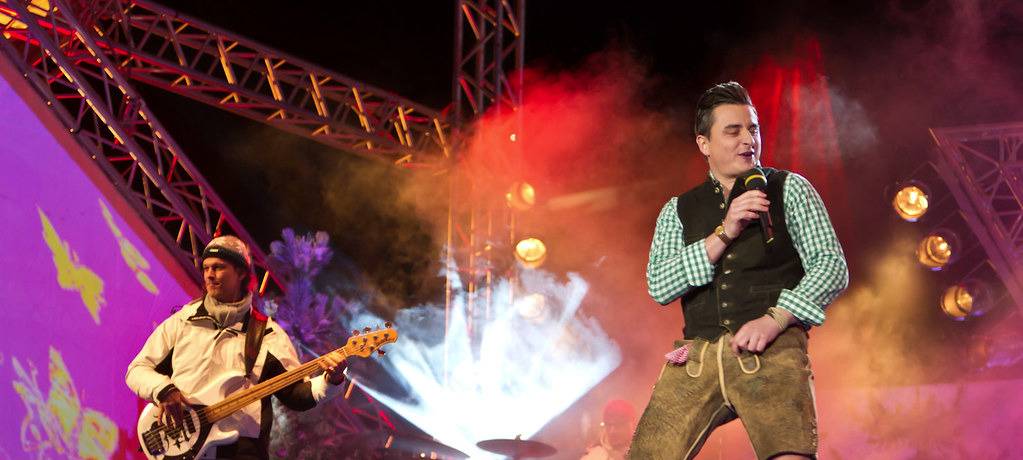 Andreas Gaballier auf der Bühne