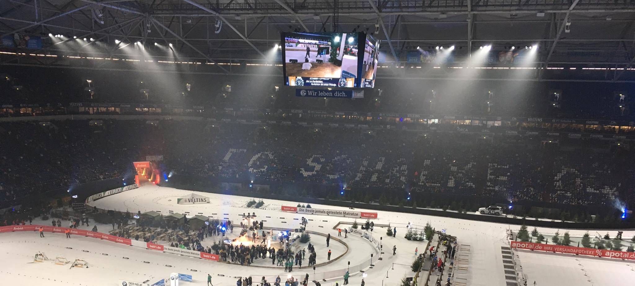 Bild vom Biathlon auf Schalke.
