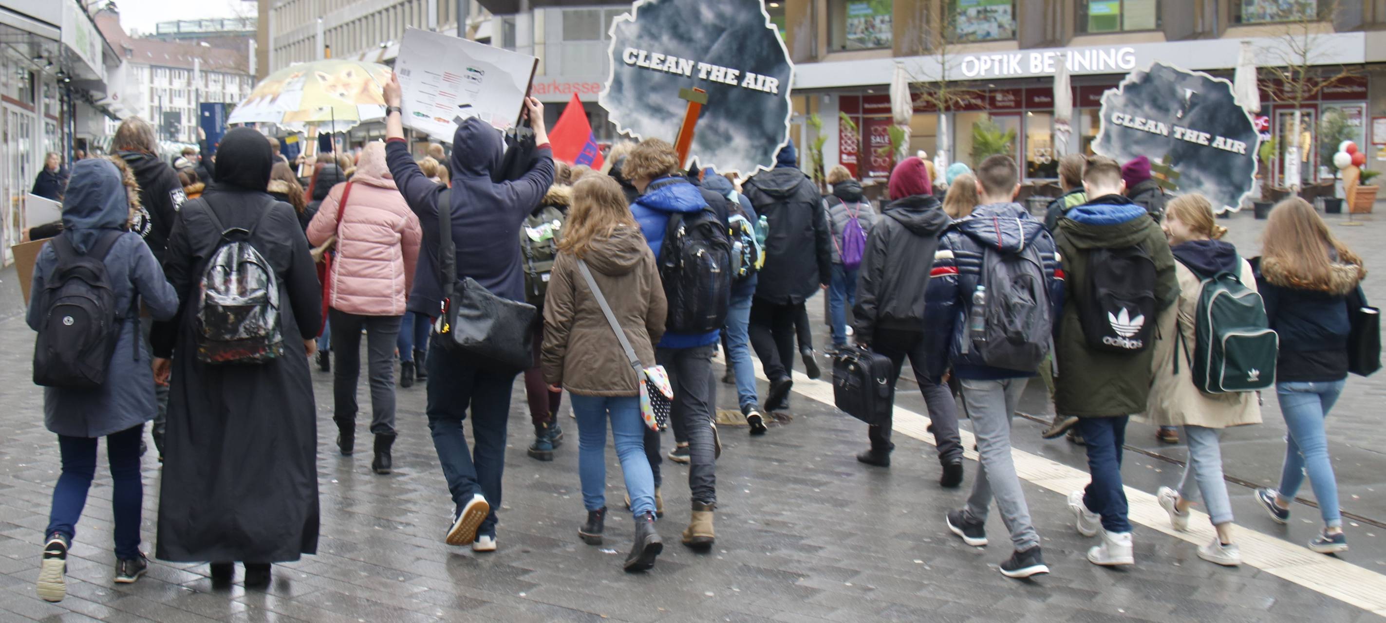 Bild einer Fridays for Future Demo.