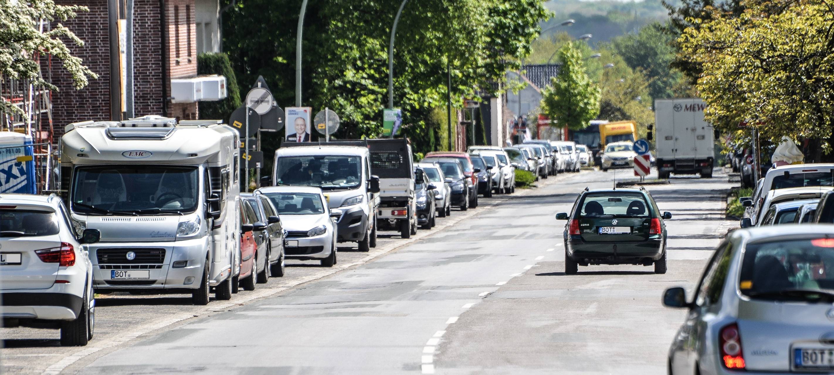 Die Schneiderstraße in Bottrop-Grafenwald