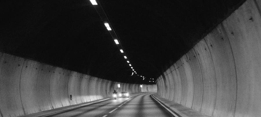 Sanierung am Tunnel Erle auf der A2