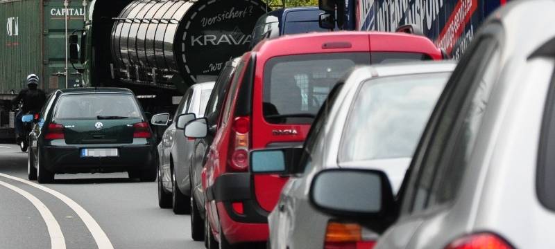 Auffahrt A40 in Gelsenkirchen-Süd dicht