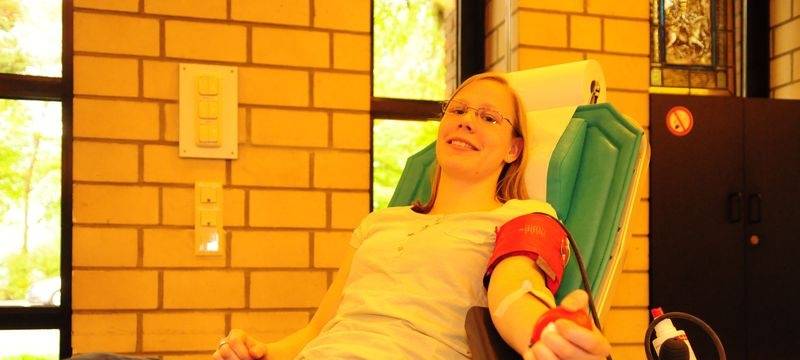 Am Wochenende mit Vanessa Winkel - Blutspendemarathon (3.8.)