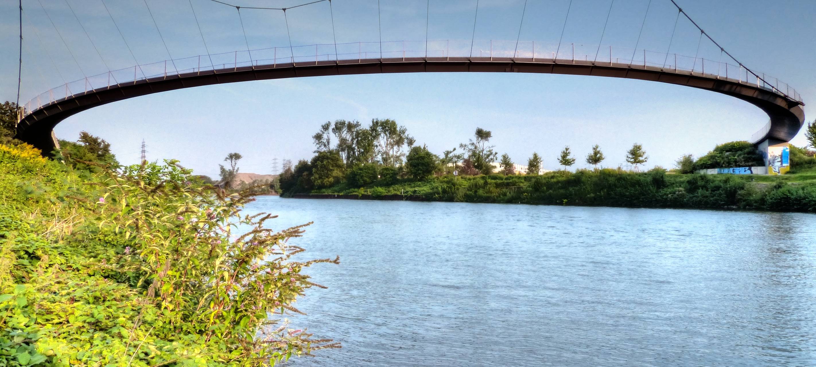 Baustelle an Erzbahntrasse in Gelsenkirchen