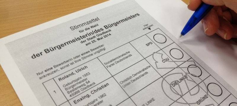 Wahllisten in Gladbeck und Gelsenkirchen stehen