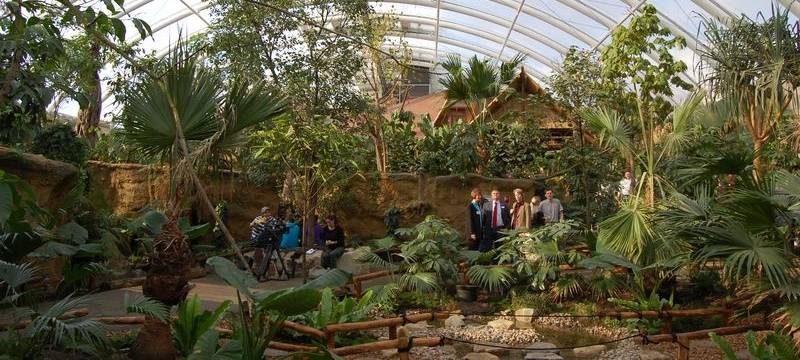 Die rund 4.500 Quadratmeter große Tropenhalle ist das neue Highlight in der Zoom Erlebniswelt in Gelsenkirchen-Bismarck.