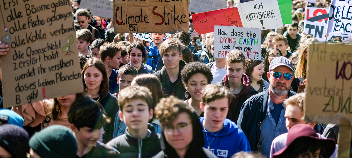 Demo von Fridays for Future in Gelsenkirchen