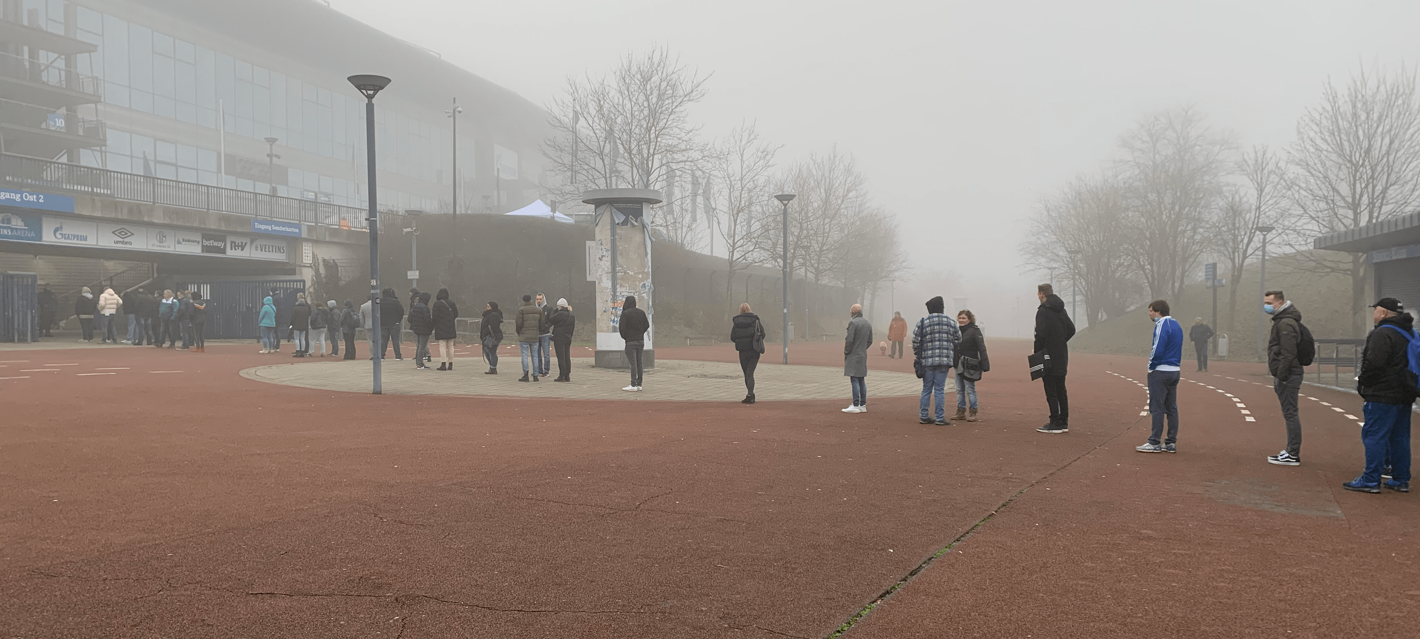 Corona-Impfaktion auf Schalke