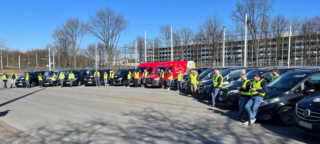 Hilfskonvoi aus Gelsenkirchen gestartet