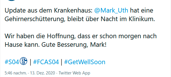 Schalke gibt Sieg aus der Hand und verliert Uth