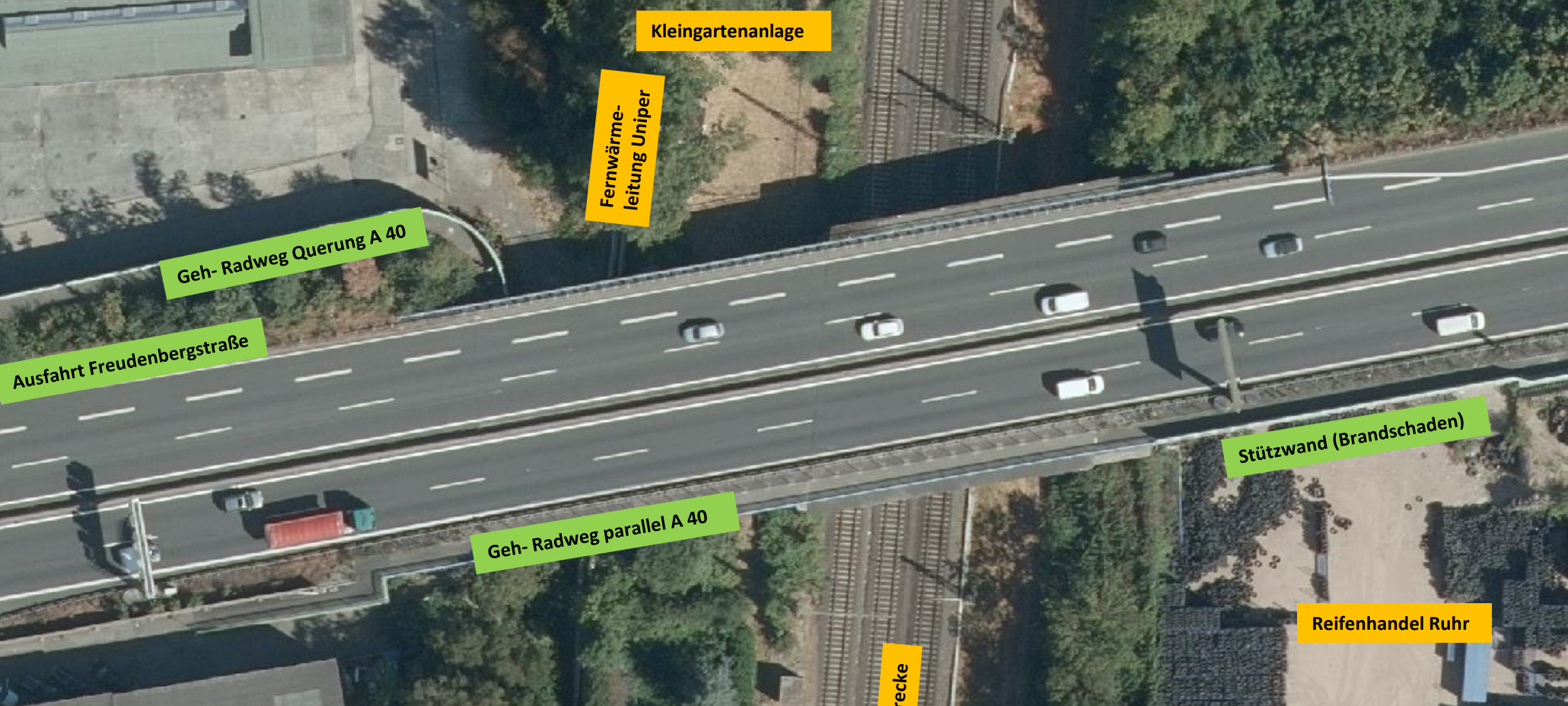 Neue Großbaustelle auf der A40 steht an