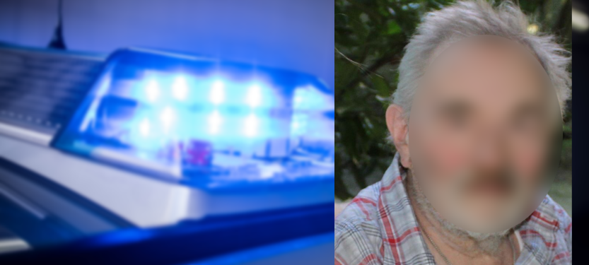 Ein Foto des Vermissten.