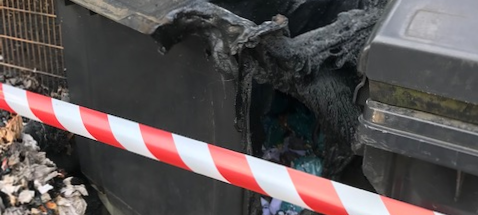 Zahlreiche Mülltonnen in Gladbeck in Brand gesetzt