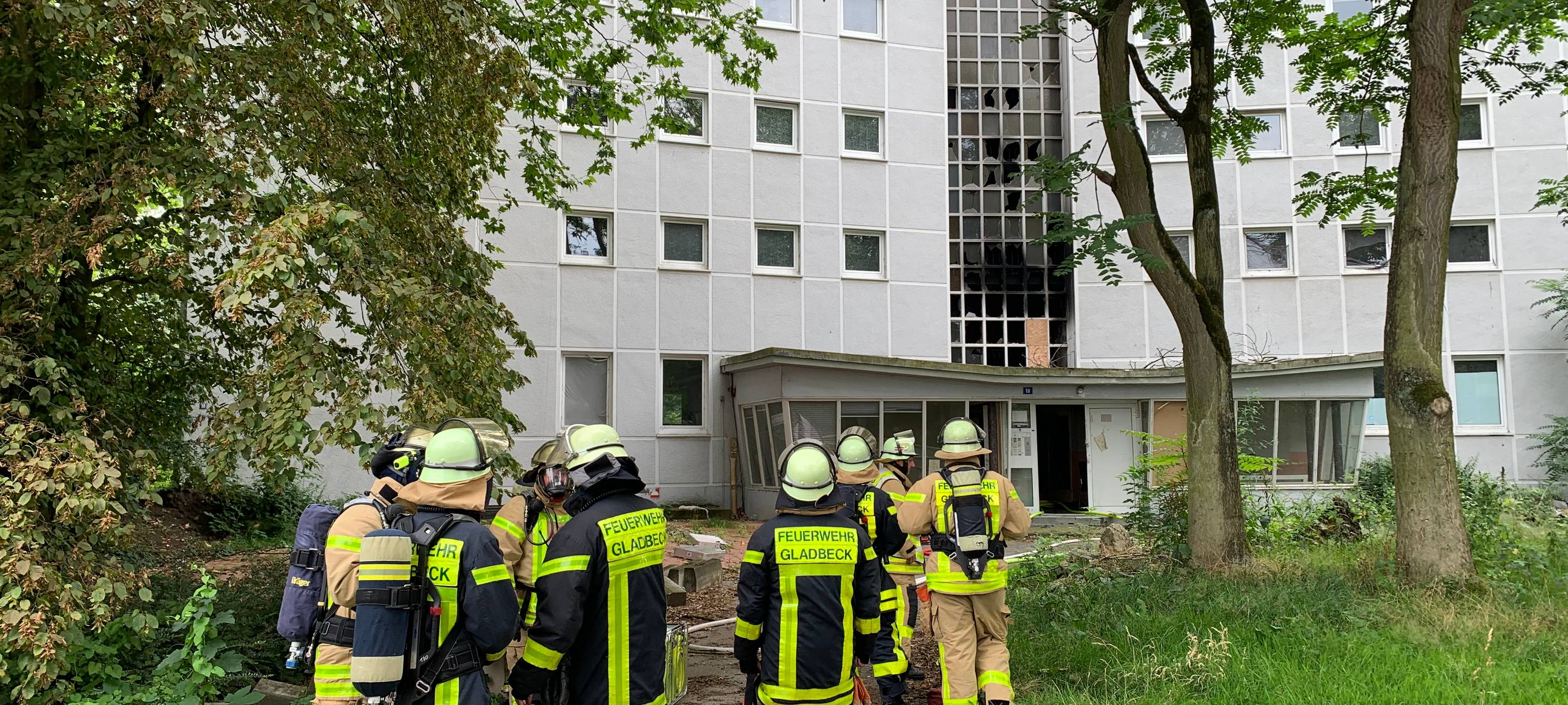 Hochhausbrand Gladbeck