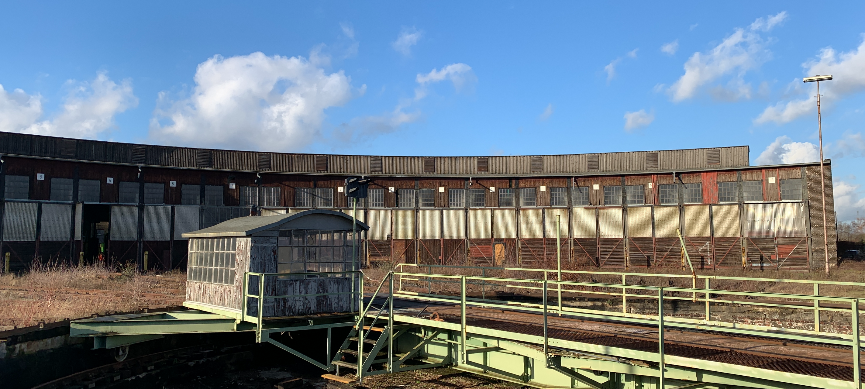 Schlüsselübergabe für das Bahnwerk Bismarck