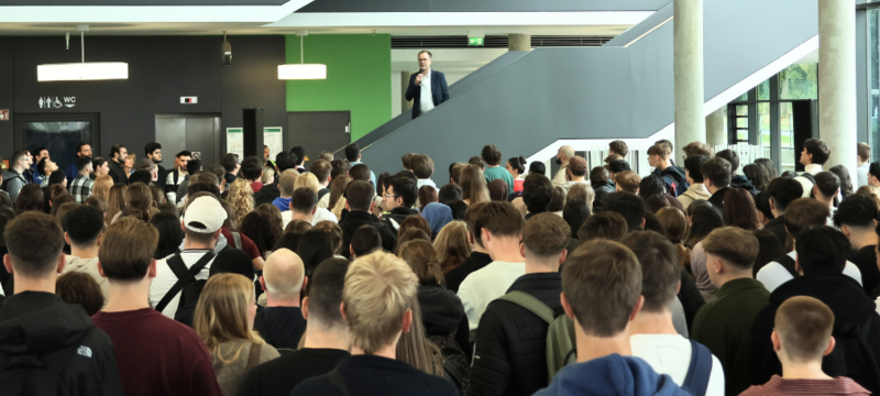 Erstsemester bei uns starten in die Vorlesungszeit