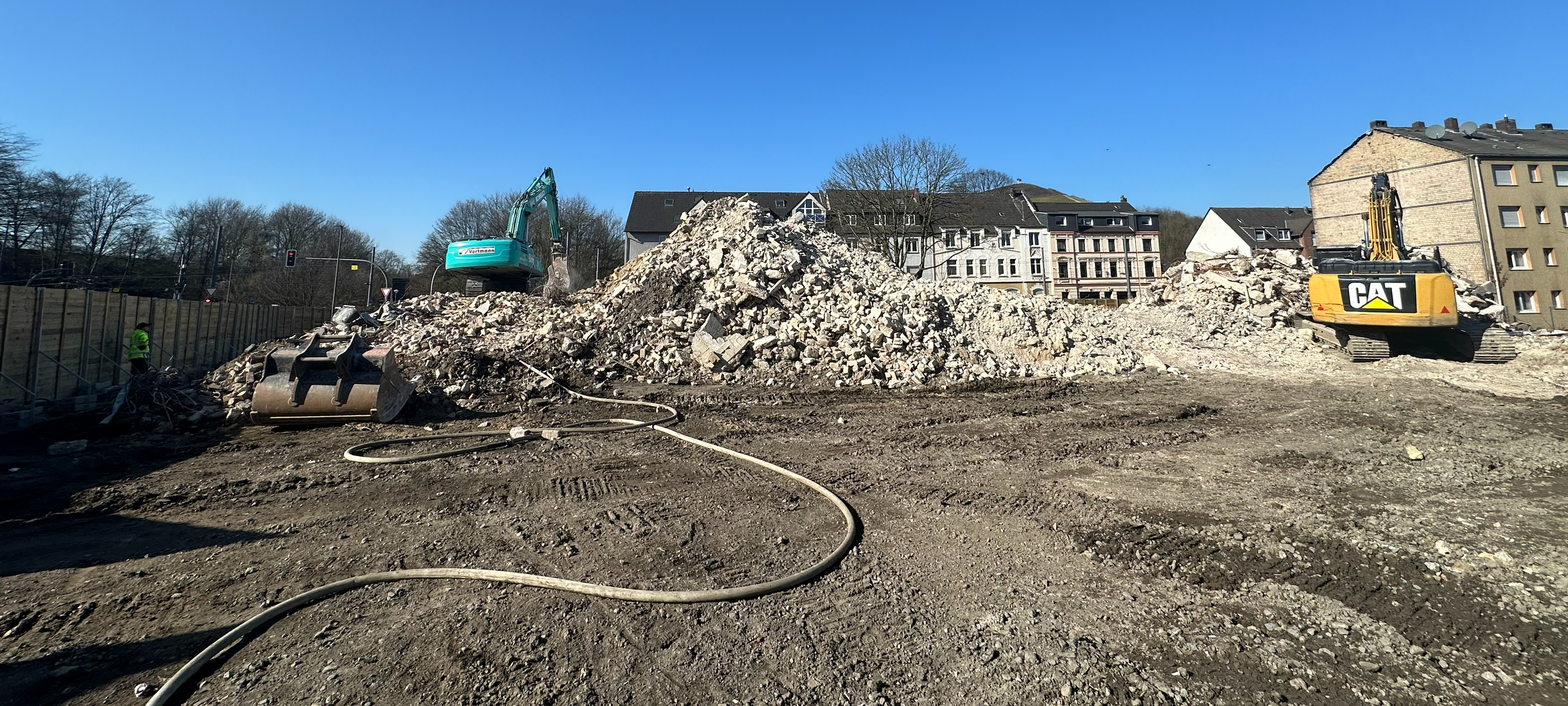 Schrotthochhaus in Gelsenkirchen-Buer ist abgerissen