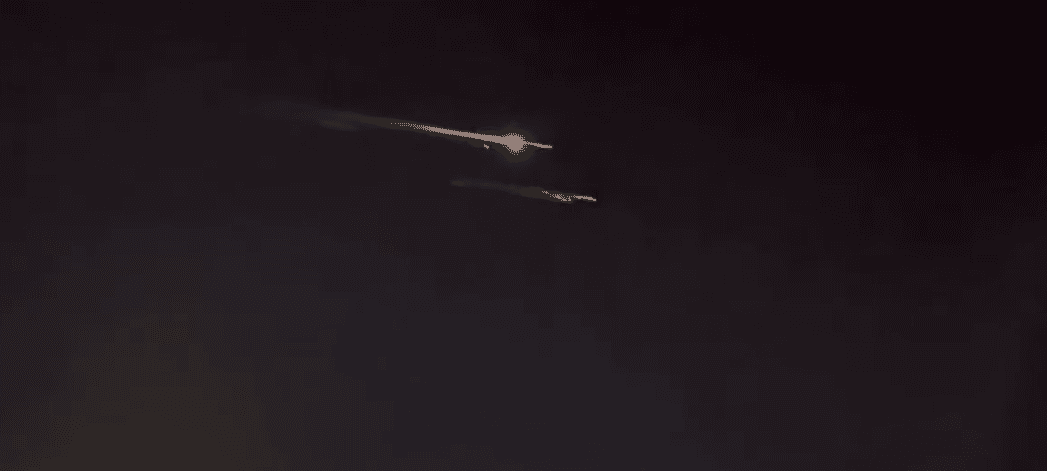 Verglühter US-Satellit am Himmel