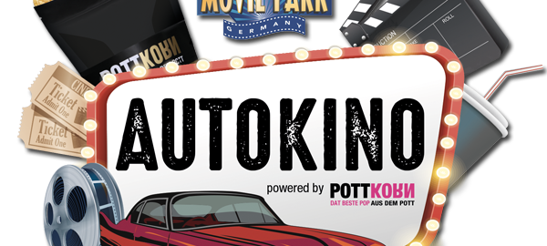 Das Logo des Autokinos am Movie Park