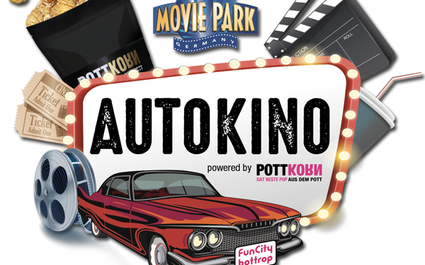 Das Logo des Autokinos am Movie Park