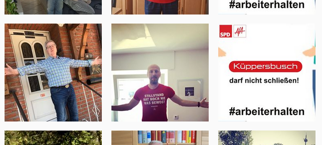 Erste Bilder der Online-Menschenkette