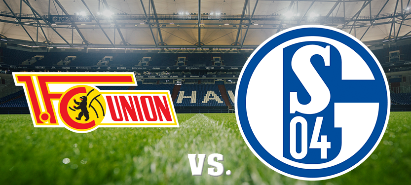 Die beiden Vereinslogos von Schalke und Union Berlin.
