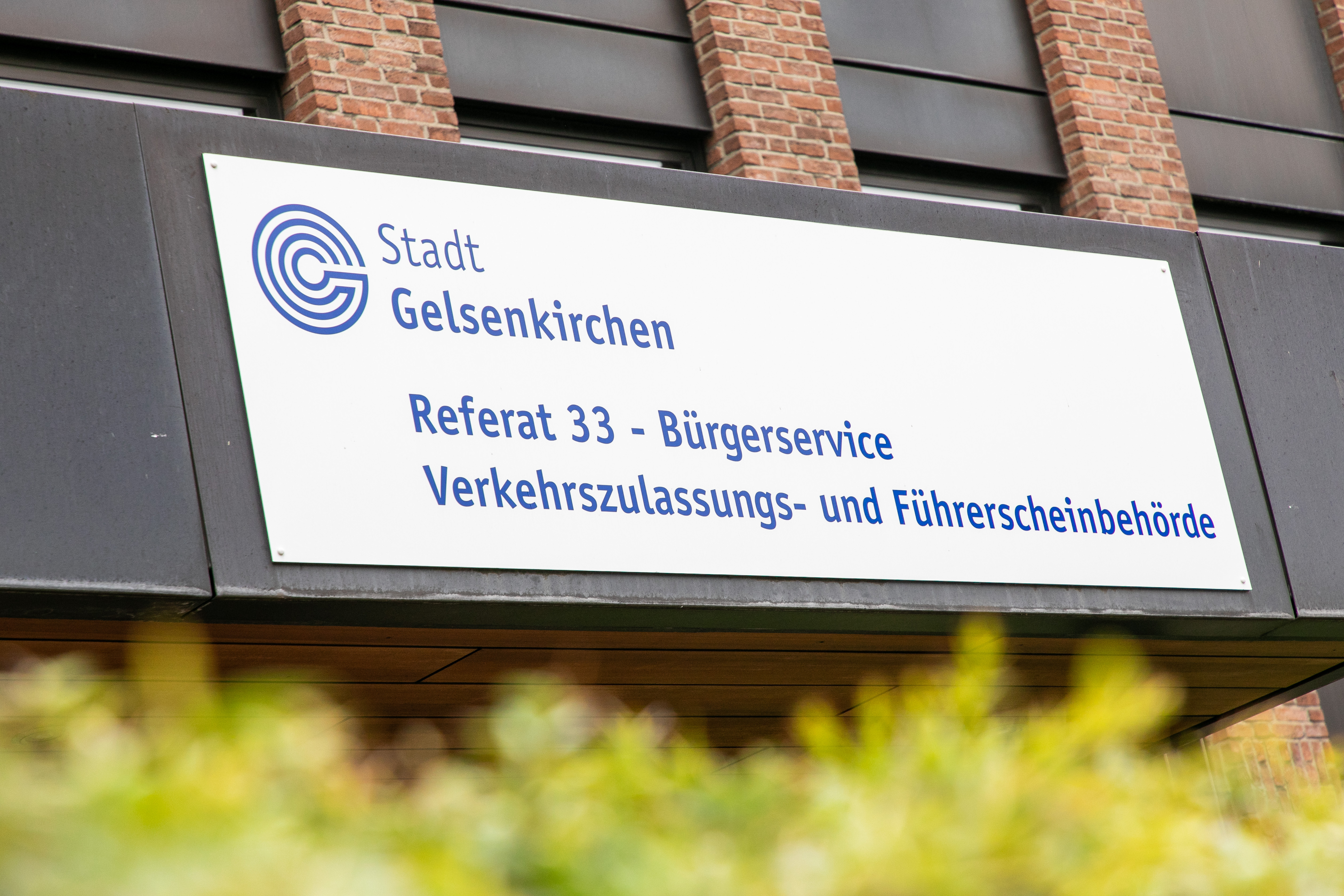 Das Straßenverkehrsamt in Gelsenkirchen von außen